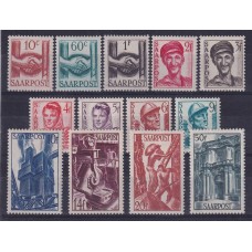 ALEMANIA ESTAMPILLA SARRE 1948 Yv 231/43 SERIE COMPLETA NUEVAS CON GOMA/MINT HERMOSAS 35 EUROS